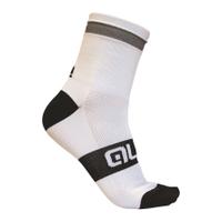 Alé Reflex 10cm Cuff Cycling Socks - White/Black - L