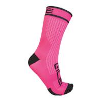 al power 15cm cuff cycling socks pinkblack l