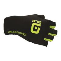 Alé Chrono Gloves - Black/Yellow - L