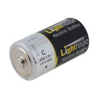 Alkaline Batteries C LR14 6200mAh Pack of 2