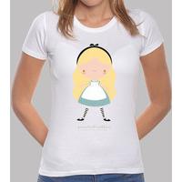 alice - shirt woman with illustration