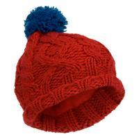 Alpine Boy\'s Contrast Ski Beanie, Red