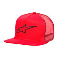 alpinestars circuit corp trucker cap red