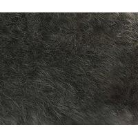 Alpaca Fur Scarf, Black, Fur