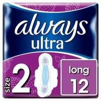 Always Ultra Long Plus Wings Sanitary Pads 12pck