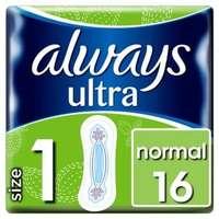 Always Ultra Normal Sanitary Pads 16pck