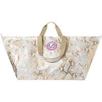 All-time Favourites White Gold Python Beige Beach Bag women\'s Shopper bag in BEIGE