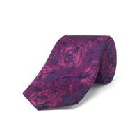 Alexandre of England Fuschia Floral Tie 0 Fuchsia