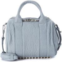 Alexander Wang Rockie bowler bag in grey tumbled lamb leather women\'s Handbags in grey