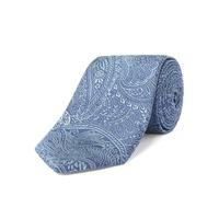 Alexandre of England Teal Paisley Tie 0 Blue