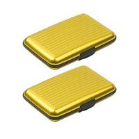 aluminium card wallet 11 free gold x 2 aluminium