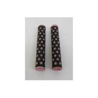 All City Star Track Grips (Ex-Demo / Ex-Display) | Black/Pink