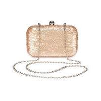 Alice Champagne Sequin Clutch Bag