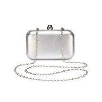 alice silver clutch bag