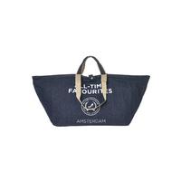 all time favourites navy denim beach bag