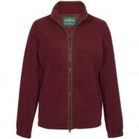 alan paine aylsham ladies fleece jacket bordeaux 8