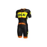 Ale R-EV1 Roadster 2.0 Short Sleeve Race Suit | Black/Orange - L