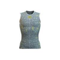 Ale Velo Active Sleeveless Baselayer | Grey/Yellow - XSmall/Small