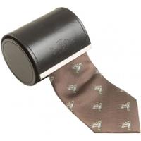 Alan Paine Duck Design Ripon Silk Tie, Brown, One Size