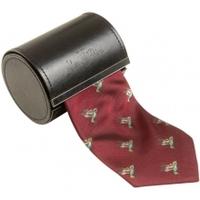 Alan Paine Duck Design Ripon Silk Tie, Bordeaux, One Size