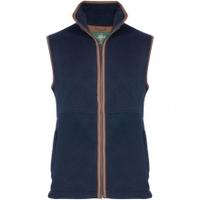 alan paine aylsham mens fleece waistcoat dark navy small