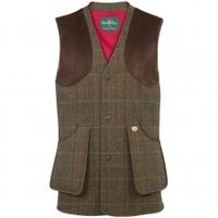 Alan Paine Compton Mens Waistcoat, Peat, XL