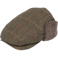 Alan Paine Compton Cap With Ear Warmers, Peat, XXL