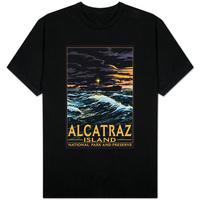 alcatraz island night scene san francisco ca