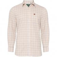 Alan Paine Ilkley Mens Shirt, Brown Check, Small