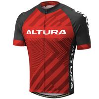 Altura Sportive 97 Short Sleeve Cycling Jersey - 2017 - Red / Burgundy Red / Medium