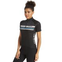 altura womens peloton short sleeve jersey black black