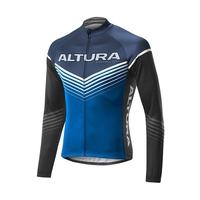 Altura Sportive Chevron Long Sleeve Jersey - Teal / Blue / Small