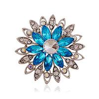 alloyrhinestoneacrylic broochfashion all match hollow flower broochwed ...