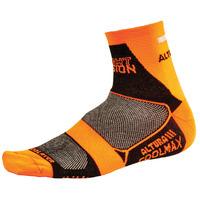 altura night vision cycling socks orange medium