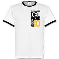 alessandro del piero juventus ringer tee white