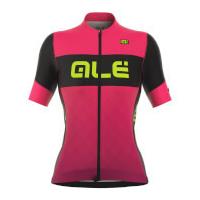 Alé Women\'s R-EV1 Rumbles Jersey - Black/Pink/Yellow - M