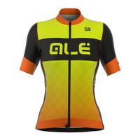 Alé Women\'s R-EV1 Rumbles Jersey - Orange/Yellow - XS