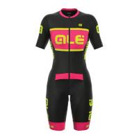 Alé Women\'s R-EV1 Roadster Jersey - Black/Pink/Yellow - S