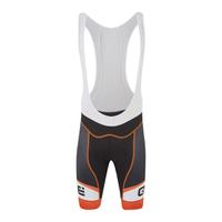 Alé Formula 1.0 Logo Bib Shorts - Black/Orange - XXL