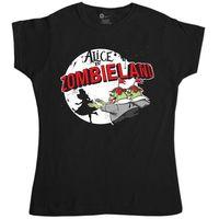 Alice In Wonderland Inspired Women\'s T Shirt - Alice In Zombieland