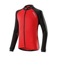 altura sprint kids long sleeve cycling jersey red 10 12 years