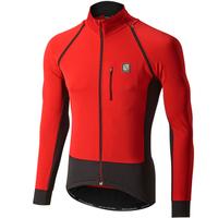 alutra peloton transformer windproof cycling jacket red black small