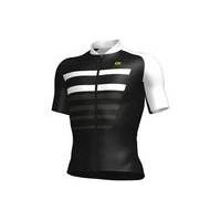 ale prr 20 piuma short sleeve jersey blackwhite xl