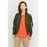 alpha industries ma 1 dark green lw flight jacket green