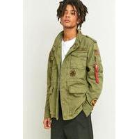 Alpha Industries Huntington Patch Utility Jacket, GREEN