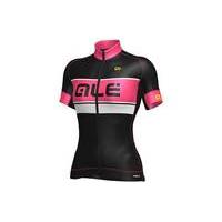 Ale Women\'s Graphics PRR Bermuda Short Sleeve Jersey | Black/Pink - L