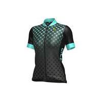 ale womens excel bolas short sleeve jersey blackgreen l