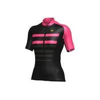 Ale Women\'s PRR 2.0 Piuma Short Sleeve Jersey | Black/Pink - L