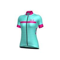 ale womens excel riviera short sleeve jersey light green l