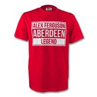 alex ferguson aberdeen legend tee red kids